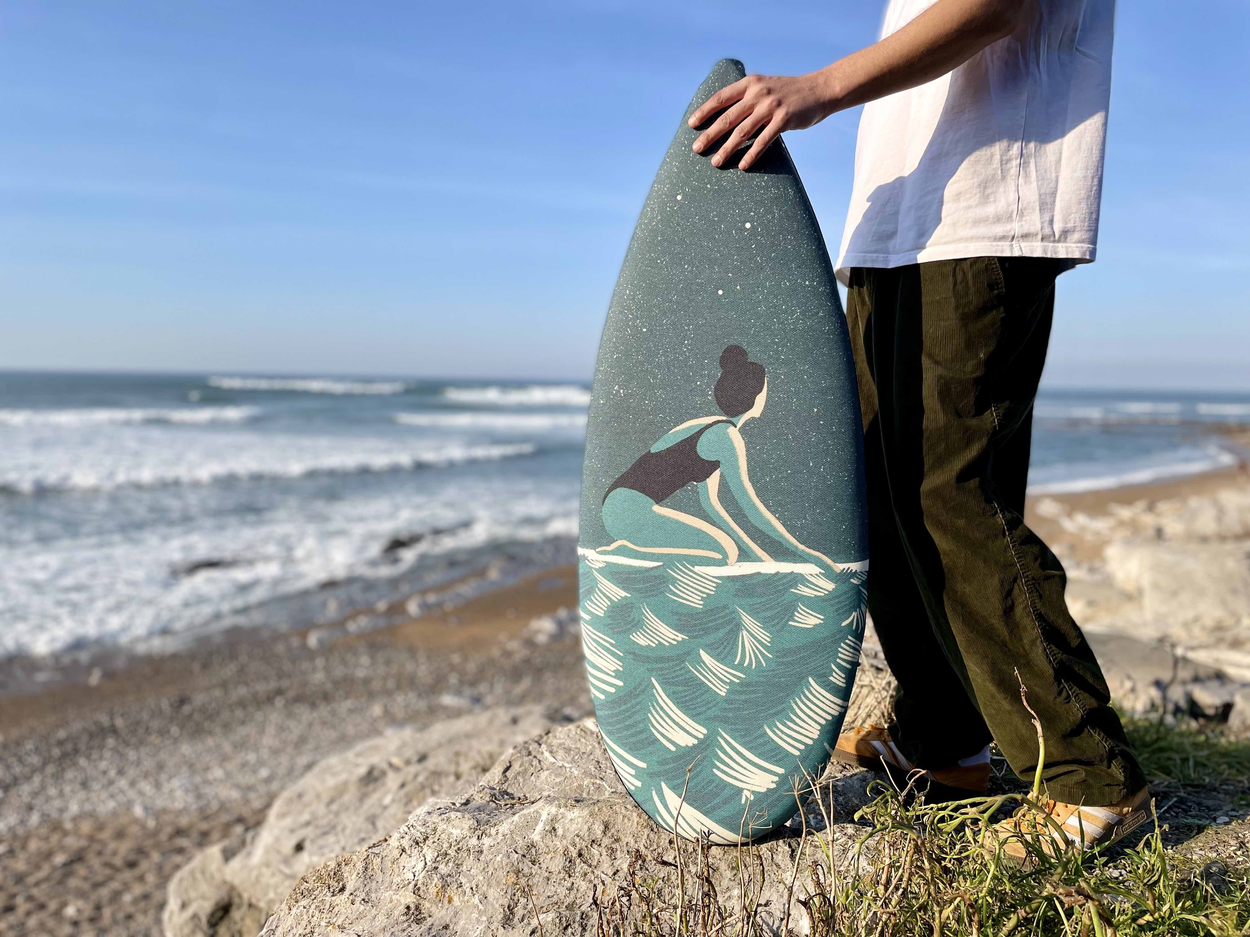 "Salt crystals in the sky" Balance Board (Fabian Lavater Collab)