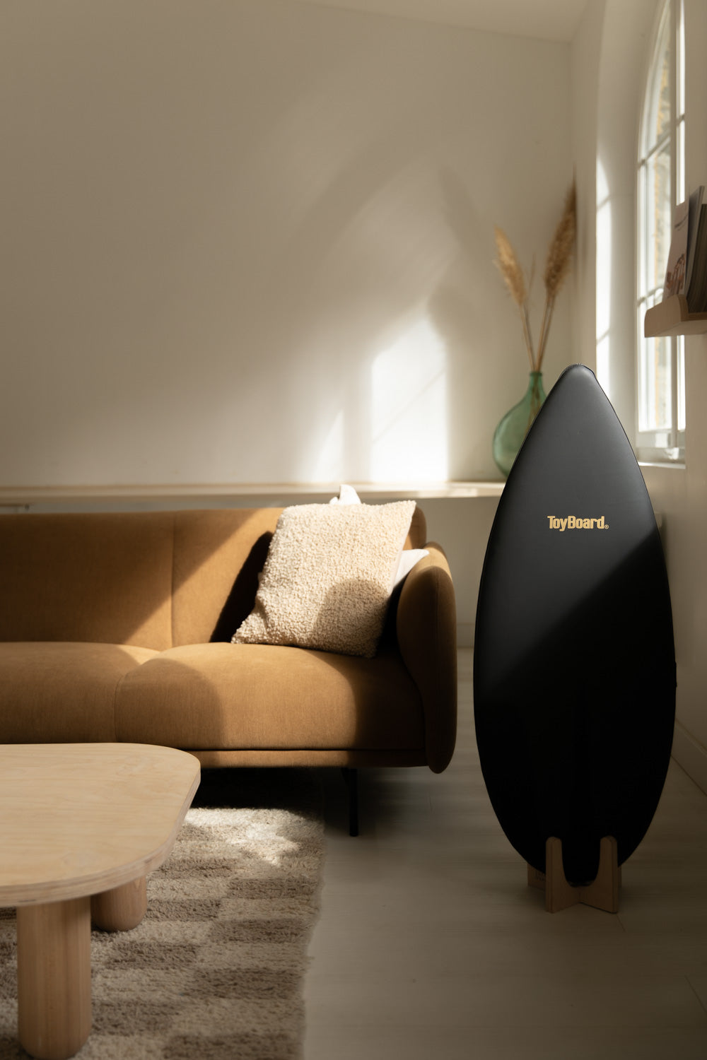 Deluxe Black Gold Balance Board ToyBoard in a chic decor