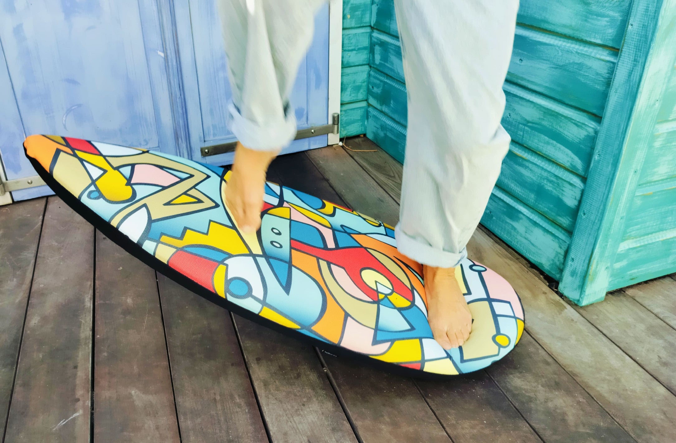 The Nils ToyBoard in action