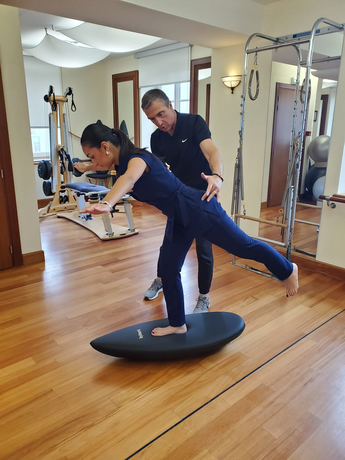 Séance accompagnée sur une ToyBoard à l’Hôtel du Palais